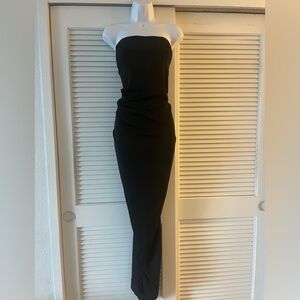 Strapless Long gown/dress with back zipper